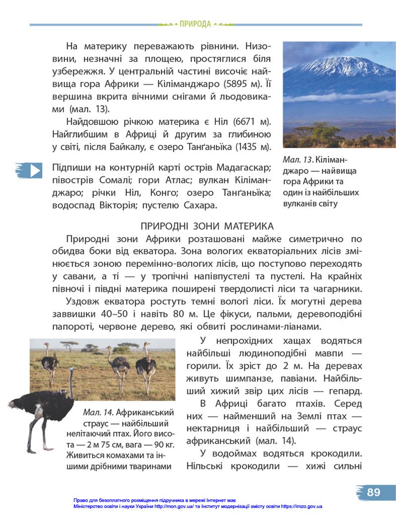 Сторінка 89 - Підручник Я досліджую світ 4 клас Бібік 2021 - Частина 1 - скачати, дивитись онлайн