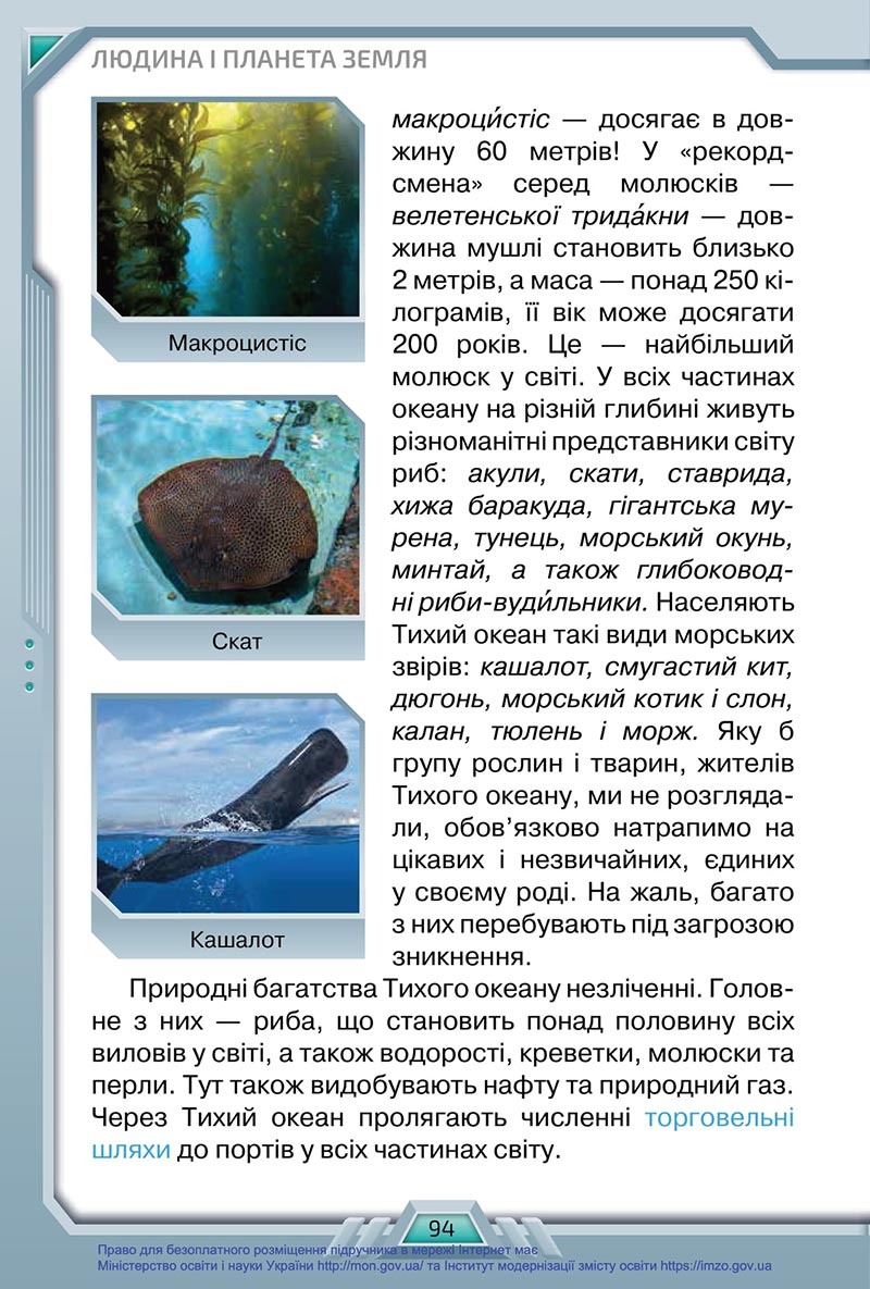 Сторінка 94 - Підручник Я досліджую світ 4 клас Грущинська 2021 - Частина 1 - скачати, дивитись онлайн