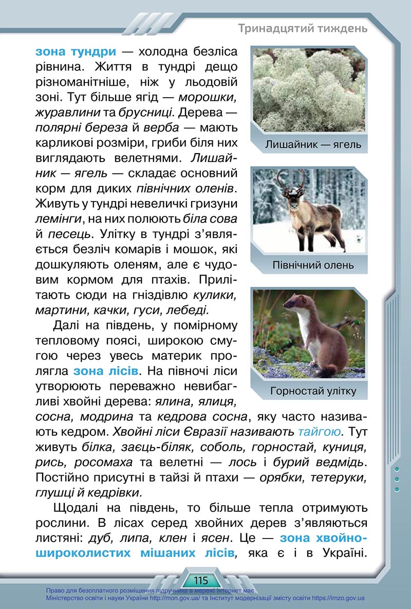 Сторінка 115 - Підручник Я досліджую світ 4 клас Грущинська 2021 - Частина 1 - скачати, дивитись онлайн