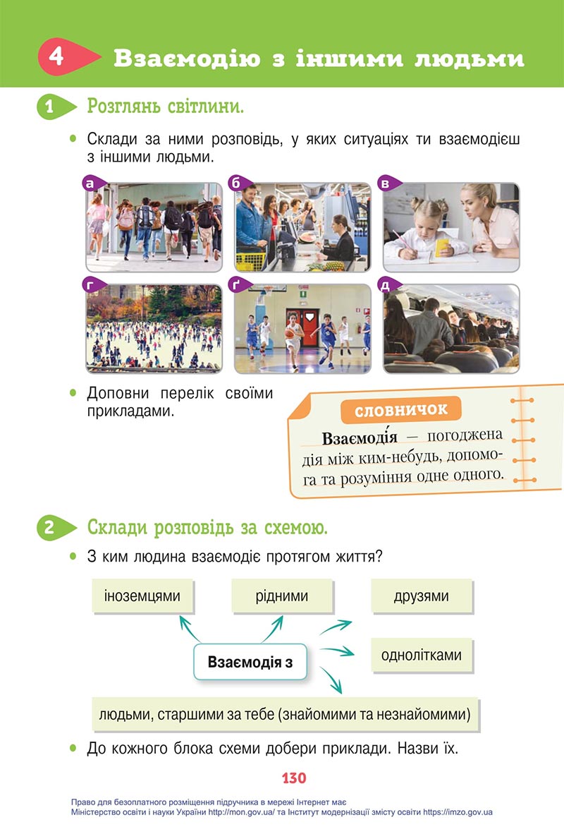 Сторінка 130 - Підручник Я досліджую світ 4 клас Вашуленко 2021 - Частина 1 - скачати підручник онлайн