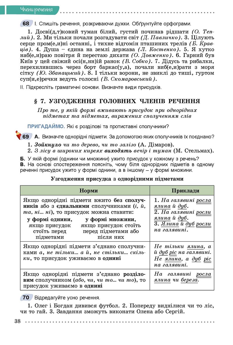 Сторінка 38 - Підручник Українська мова 8 клас Заболотний 2021 - скачати онлайн