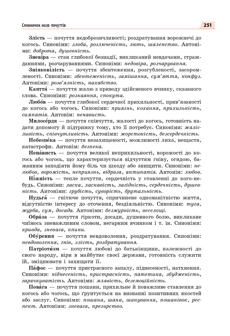 Сторінка 251 - Підручник Українська мова 8 клас Глазова 2021 - скачати онлайн