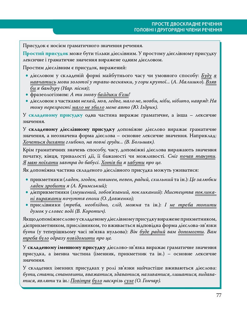 Сторінка 77 - Підручник Українська мова 8 клас С.О. Караман, О.М. Горошкіна, О.В. Караман, Л.О. Попова 2021 - скачати онлайн