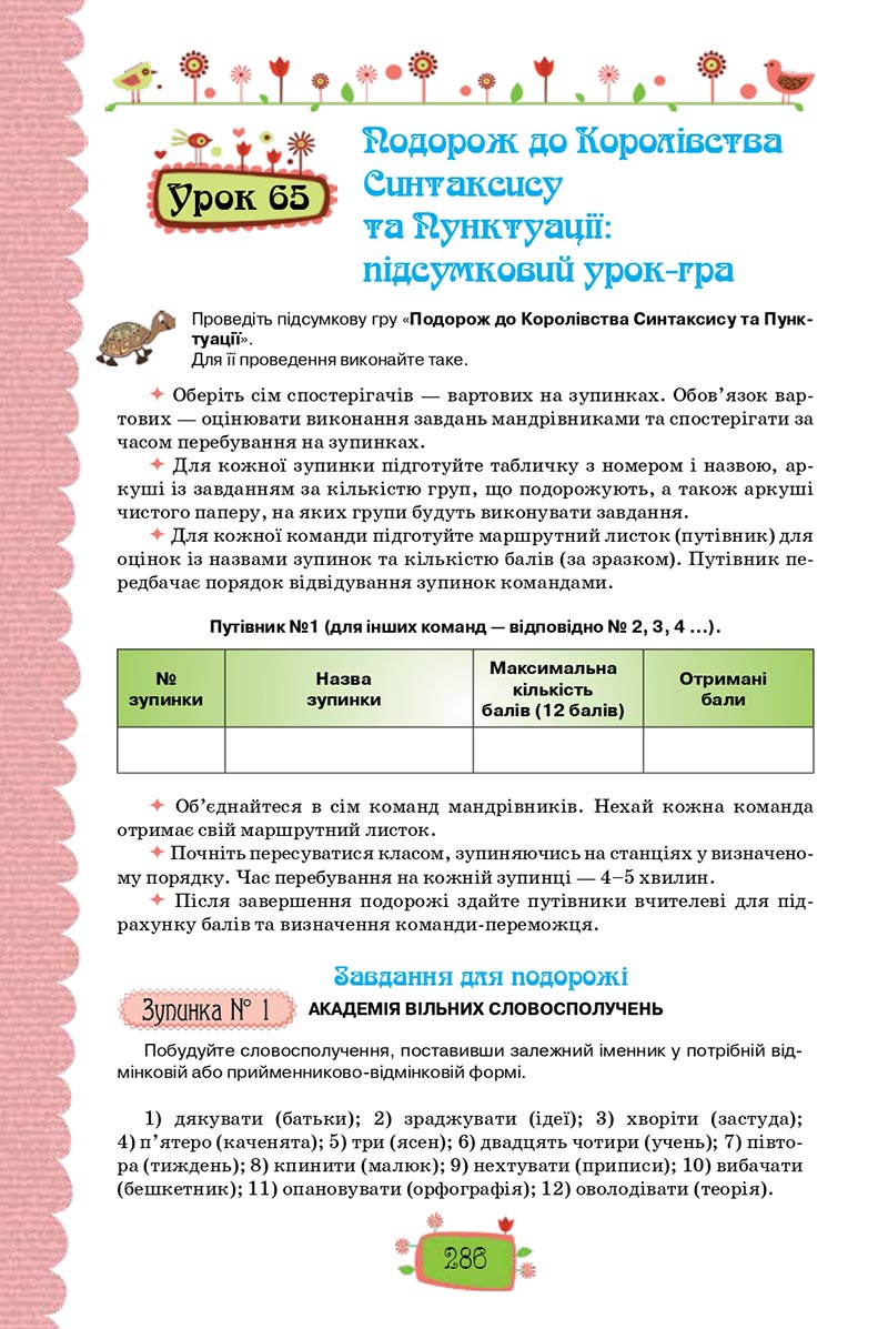 Сторінка 286 - Підручник Українська мова 8 клас О. М. Данилевська 2021 - скачати онлайн