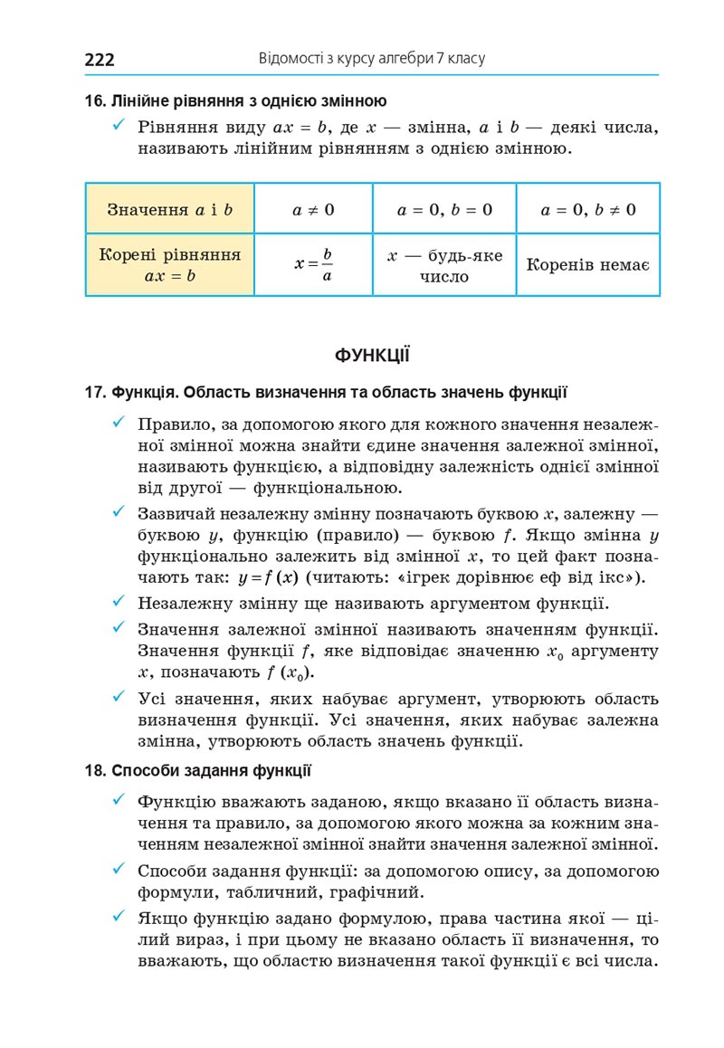 Сторінка 222 - Підручник Алгебра 8 клас Мерзляк 2021 - скачати онлайн