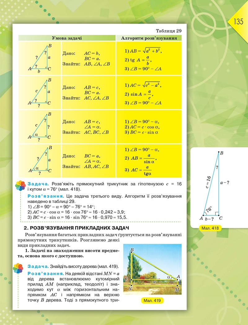 Сторінка 135 - Підручник Геометрія 8 клас М.І. Бурда, Н.А. Тарасенкова 2021 - скачати онлайн