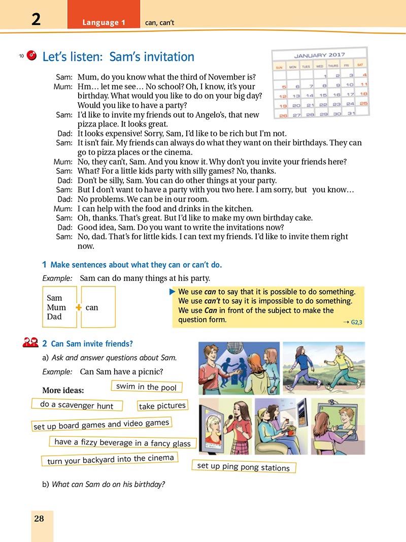 Сторінка 28 - Підручник Англійська мова 8 клас Т.Г. Пахомова, Т.І. Бондар 2021 - скачати онлайн