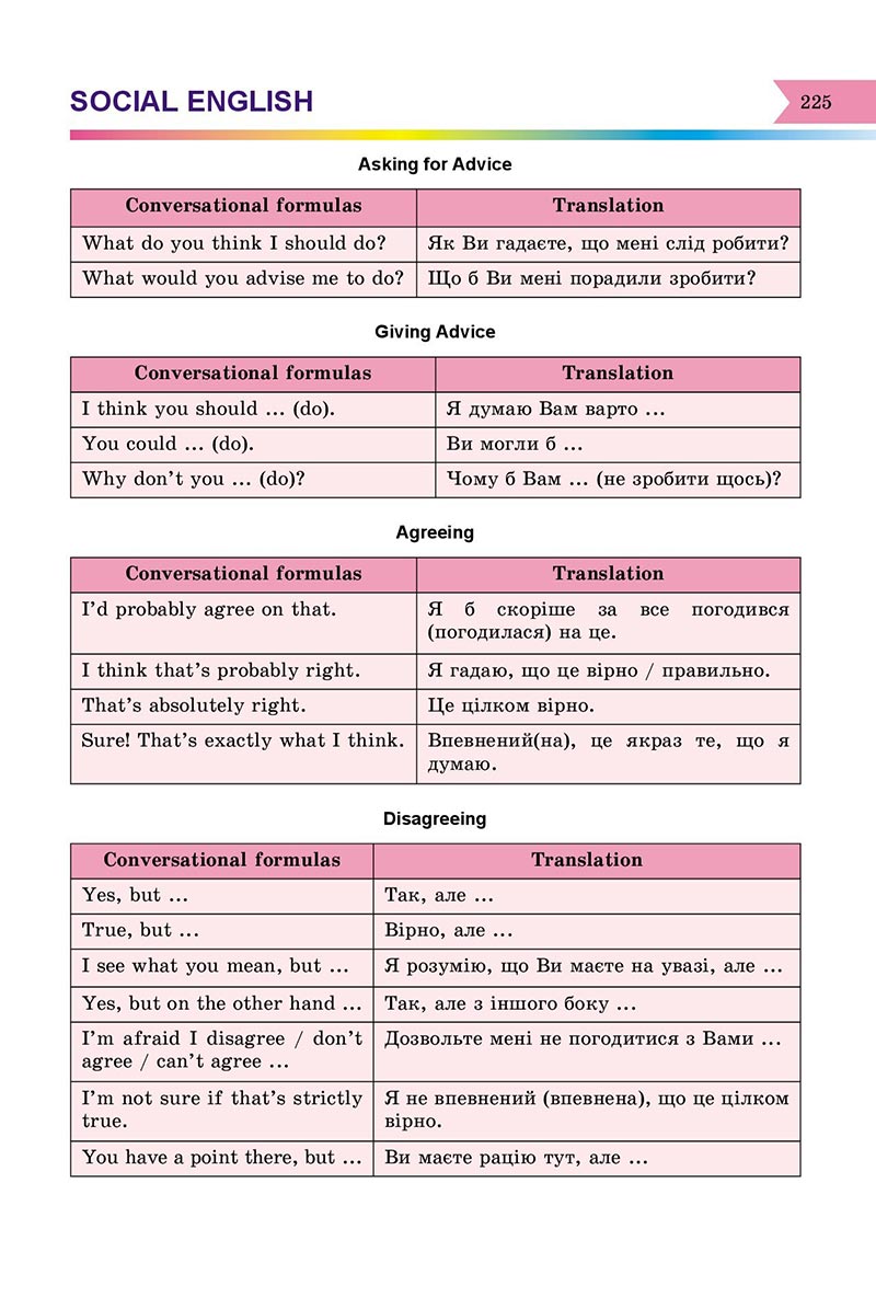 Сторінка 225 - Підручник Англійська мова 8 клас А.М. Несвіт 2021 - скачати онлайн
