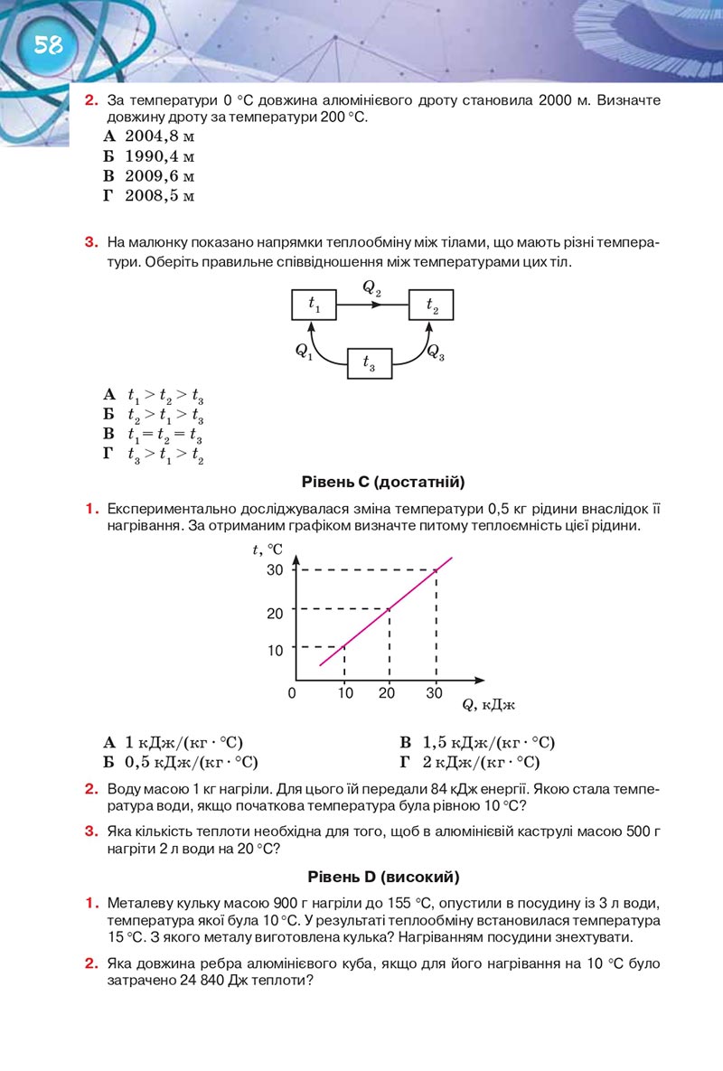 Сторінка 58 - Підручник Фізика 8 клас Засєкіна 2021 - Поглиблений рівень вивчення