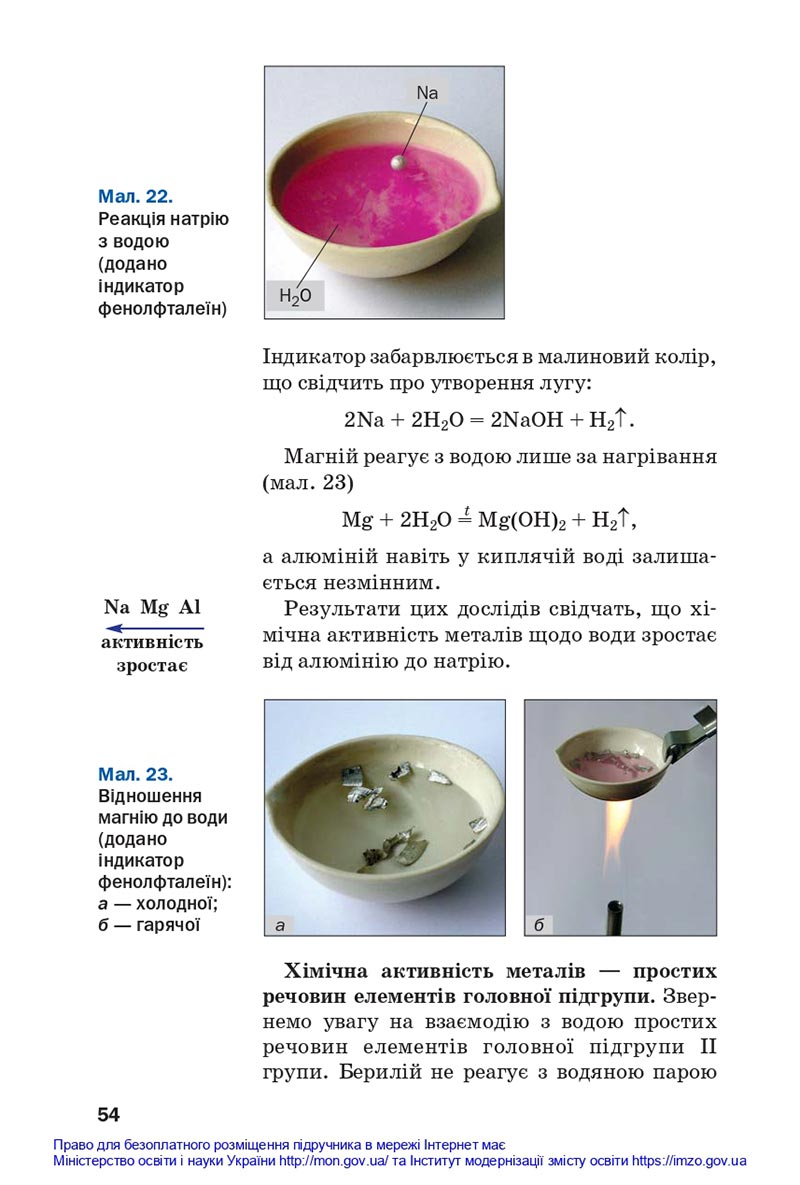 Сторінка 54 - Підручники Хімія 8 клас Попель Крикля 2021 - скачати онлайн