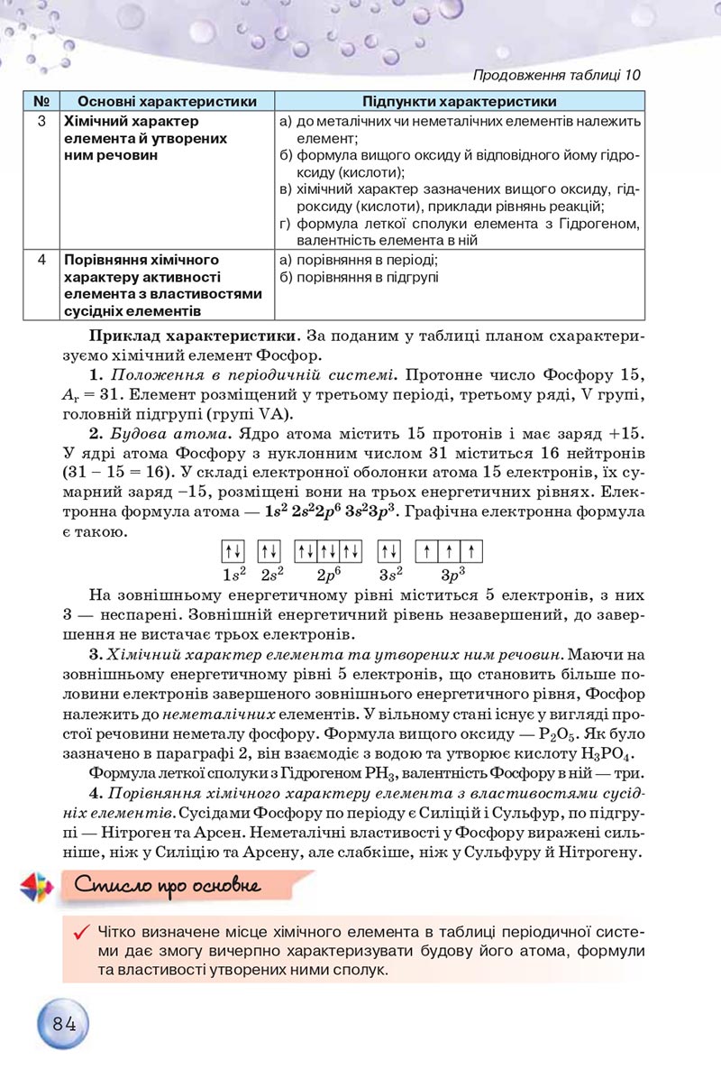 Сторінка 84 - Підручники Хімія 8 клас О.Г. Ярошенко 2021 - скачати онлайн
