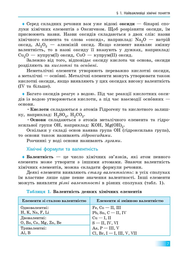 Сторінка 7 - Підручник Хімія 8 клас О.В. Григорович 2021 - скачати онлайн