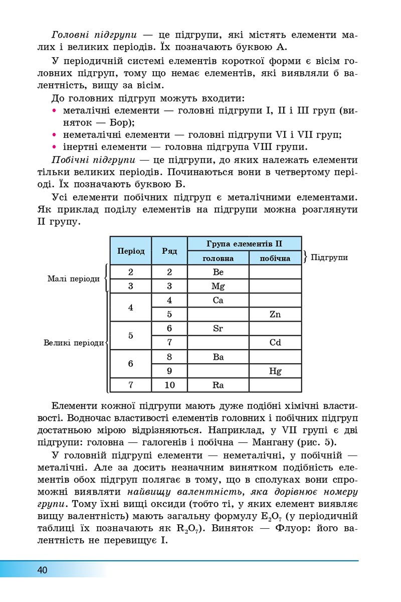 Сторінка 40 - Підручник Хімія 8 клас А.М. Бутенко 2021 - Поглиблений рівень вивчення - скачати онлайн