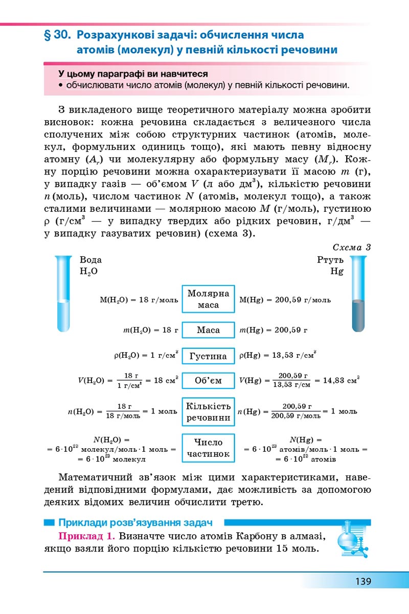 Сторінка 139 - Підручник Хімія 8 клас А.М. Бутенко 2021 - Поглиблений рівень вивчення - скачати онлайн
