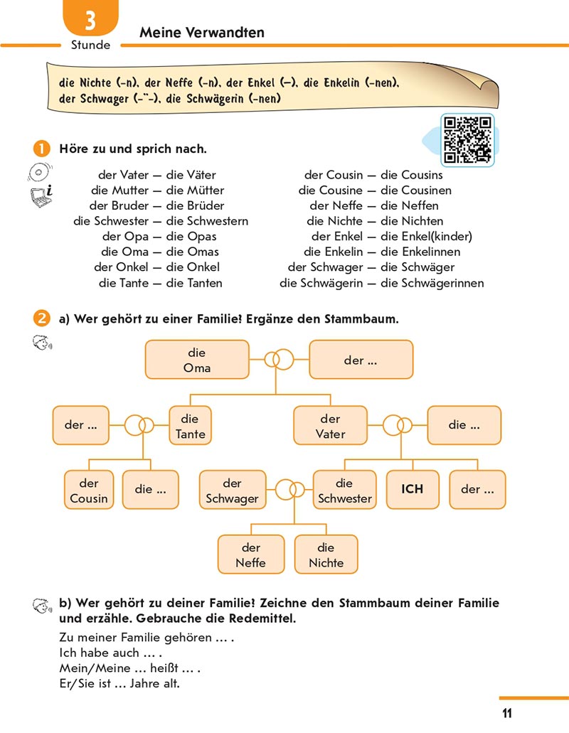 Сторінка 11 - Підручник Німецька мова 8 клас Сотникова 2021 - 4-й рік навчання - скачати онлайн