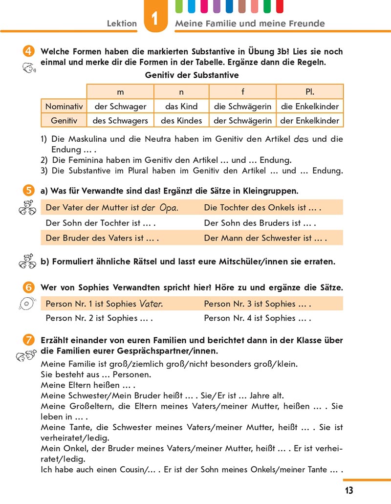 Сторінка 13 - Підручник Німецька мова 8 клас Сотникова 2021 - 4-й рік навчання - скачати онлайн