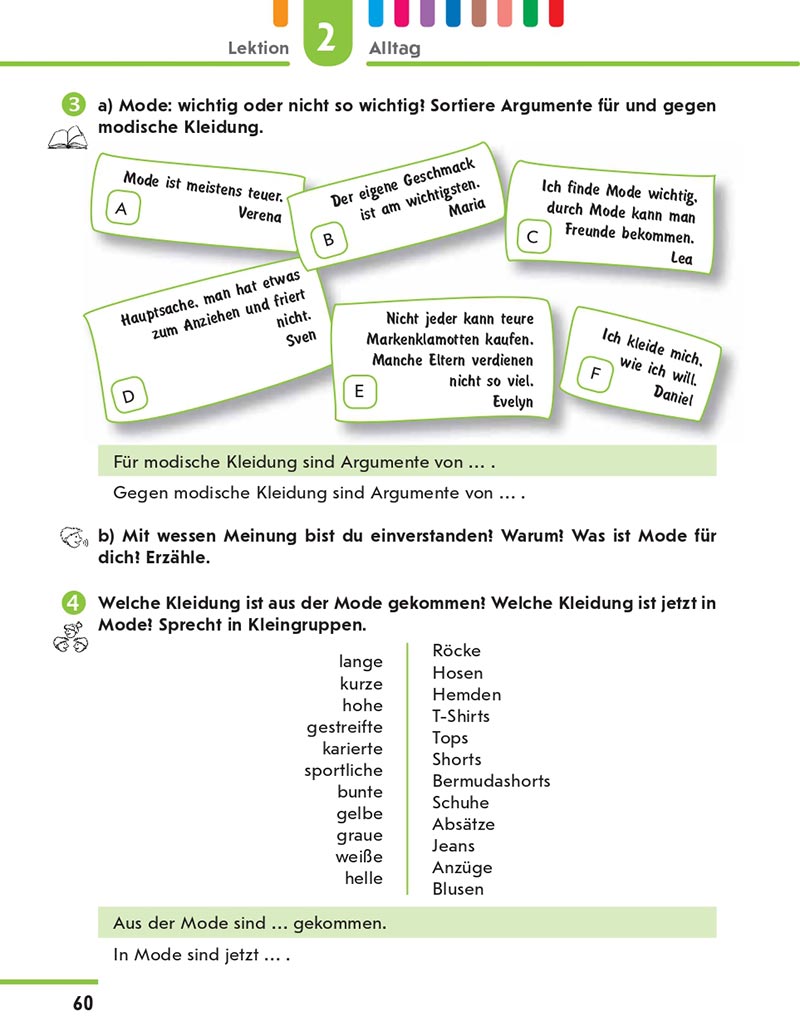 Сторінка 60 - Підручник Німецька мова 8 клас Сотникова 2021 - 4-й рік навчання - скачати онлайн
