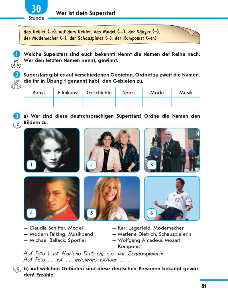 Сторінка 81 - Підручник Німецька мова 8 клас Сотникова 2021 - 4-й рік навчання - скачати онлайн