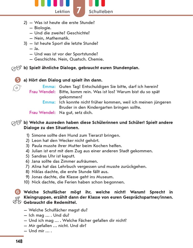 Сторінка 148 - Підручник Німецька мова 8 клас Сотникова 2021 - 4-й рік навчання - скачати онлайн