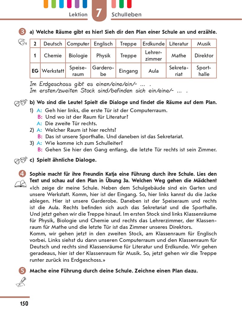 Сторінка 150 - Підручник Німецька мова 8 клас Сотникова 2021 - 4-й рік навчання - скачати онлайн