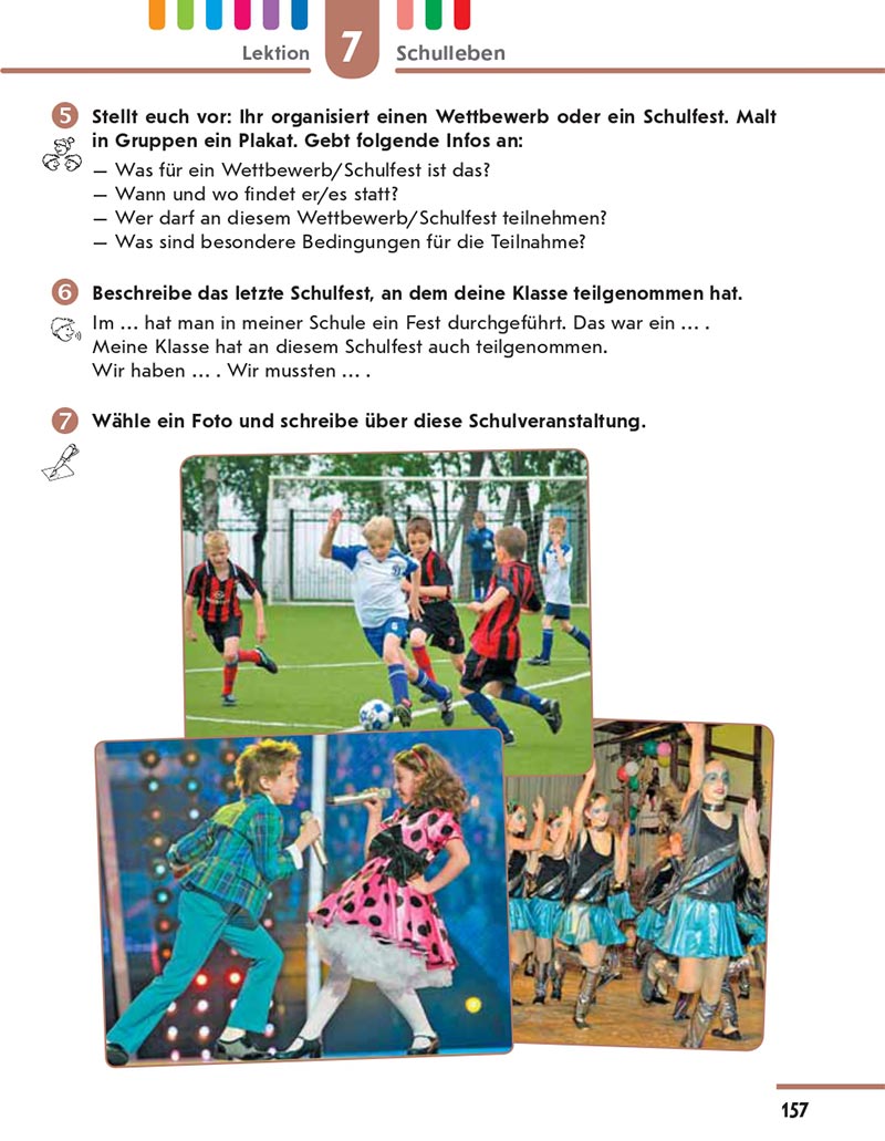 Сторінка 157 - Підручник Німецька мова 8 клас Сотникова 2021 - 4-й рік навчання - скачати онлайн