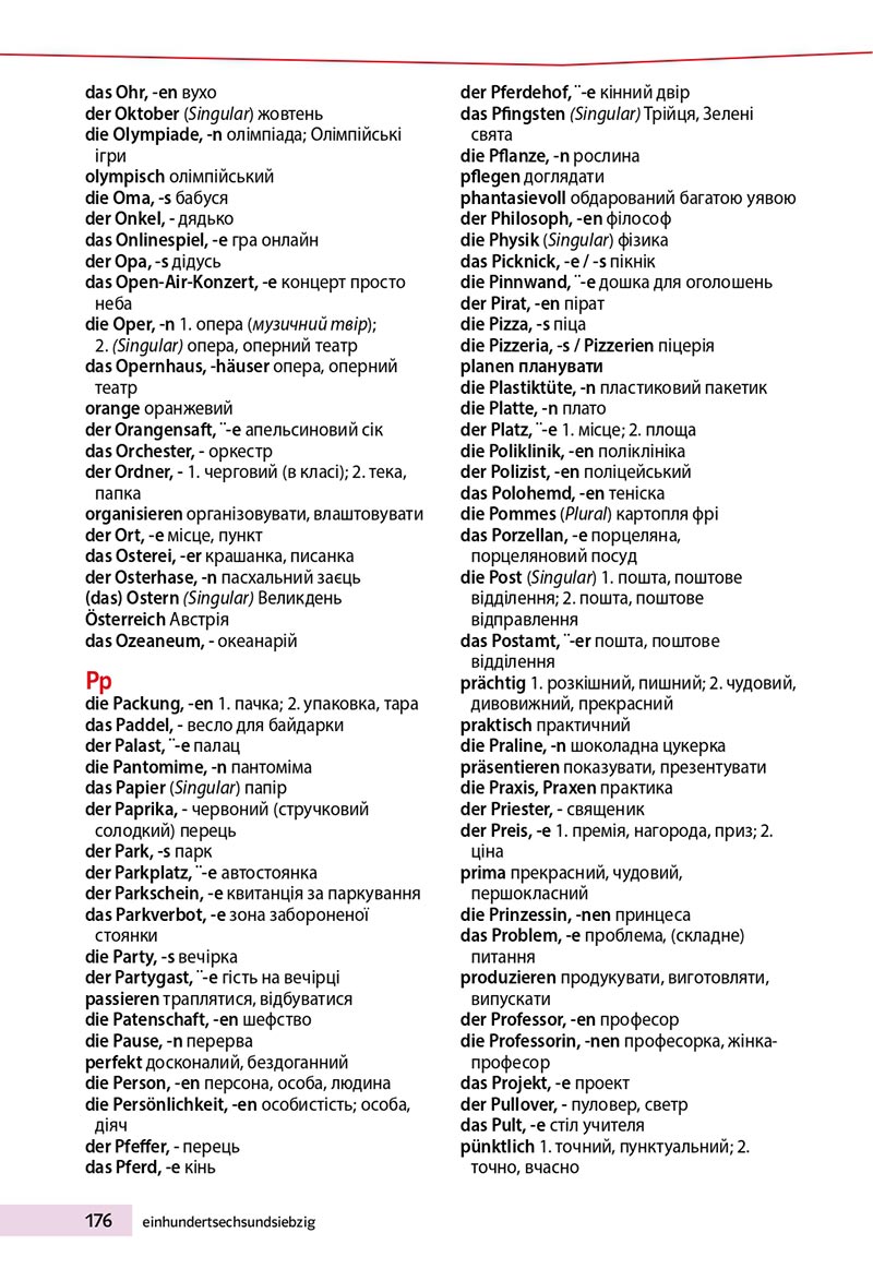 Сторінка 176 - Підручник Німецька мова 8 клас Н.П. Басай 2021 - 4-й рік навчання - скачати онлайн