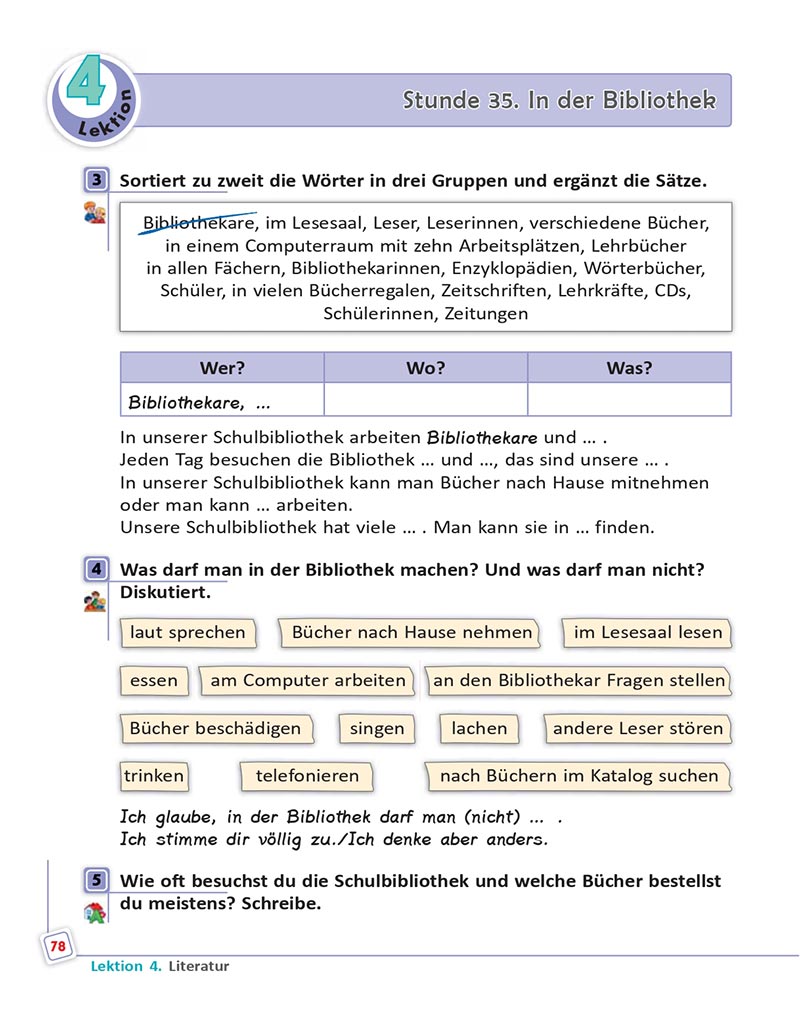 Сторінка 78 - Підручник  Німецька мова 8 клас Сотникова 2021 - 8-й рік навчання - скачати онлайн