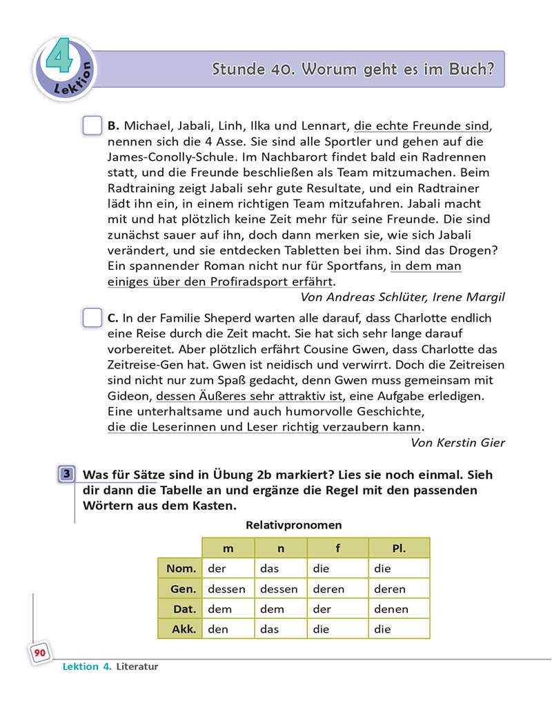 Сторінка 90 - Підручник  Німецька мова 8 клас Сотникова 2021 - 8-й рік навчання - скачати онлайн