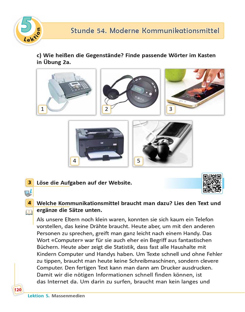 Сторінка 120 - Підручник  Німецька мова 8 клас Сотникова 2021 - 8-й рік навчання - скачати онлайн
