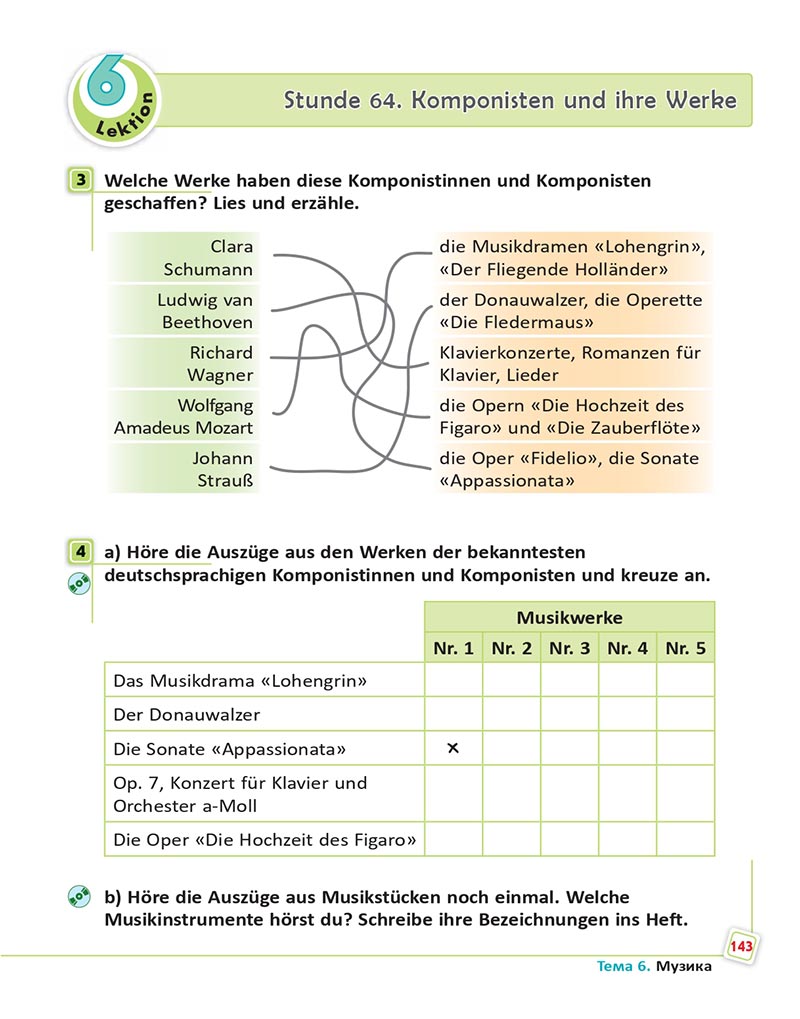 Сторінка 143 - Підручник  Німецька мова 8 клас Сотникова 2021 - 8-й рік навчання - скачати онлайн