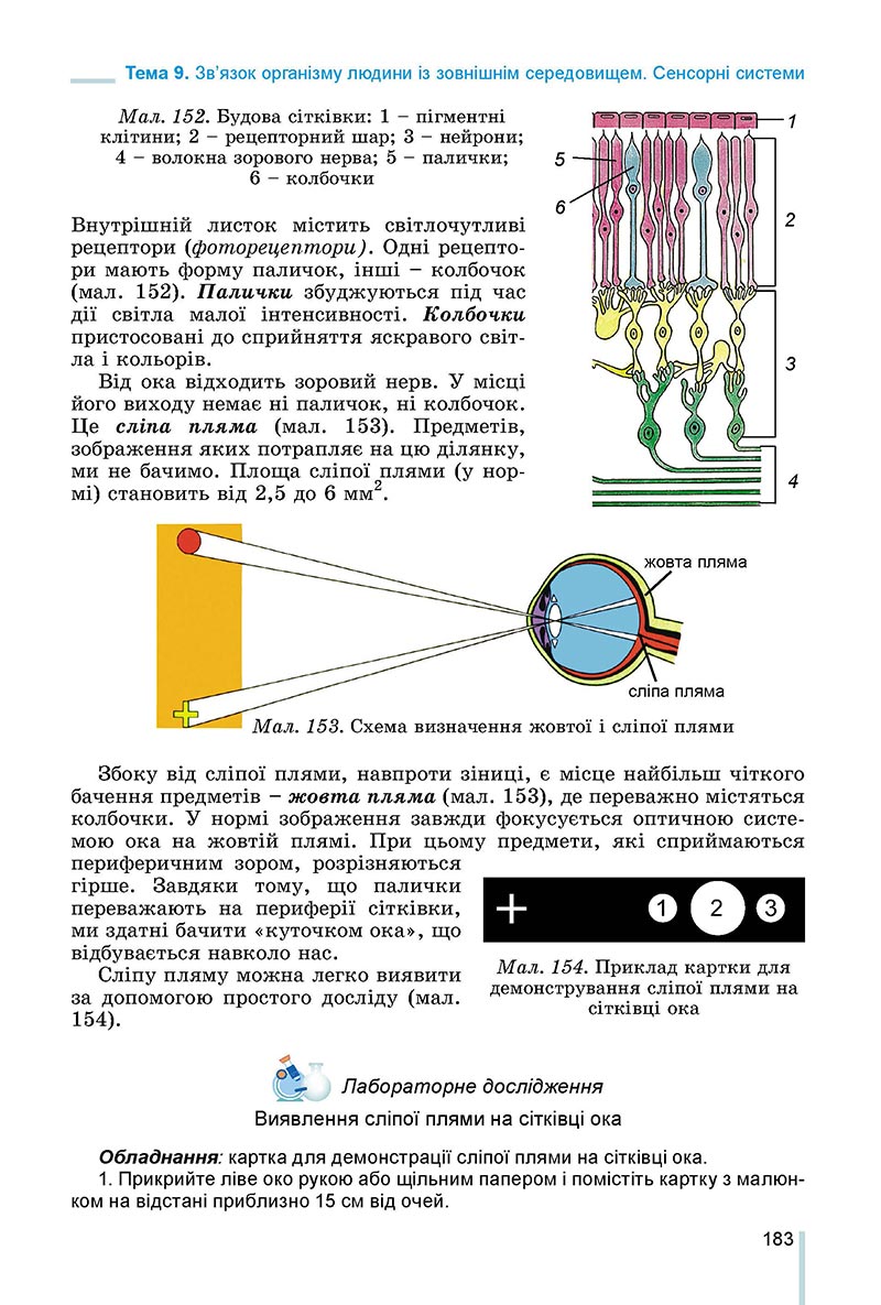 Сторінка 183 - Підручник Біологія 8 клас Матяш 2021 - скачати онлайн