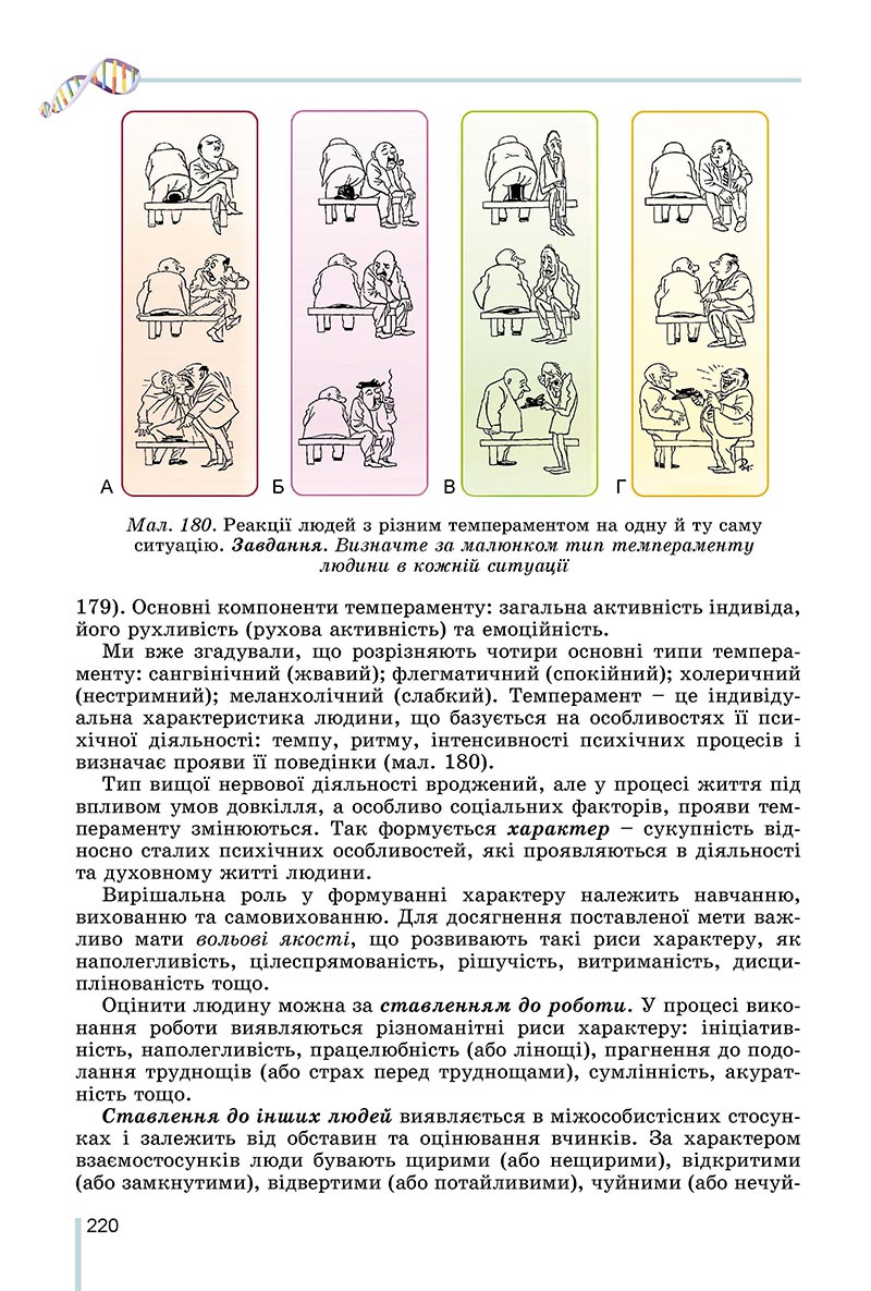 Сторінка 220 - Підручник Біологія 8 клас Матяш 2021 - скачати онлайн