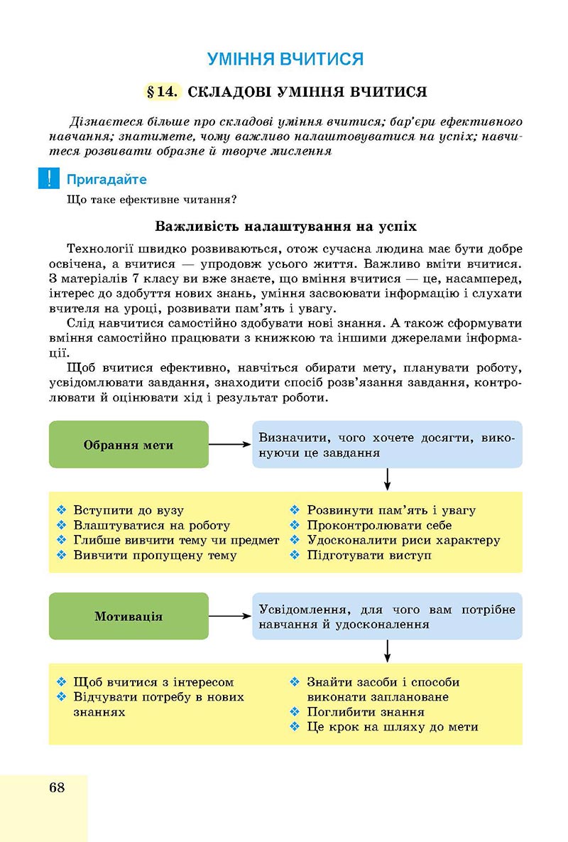 Сторінка 68 - Підручник Основи здоров'я 8 клас Бойченко 2021 - скачати онлайн