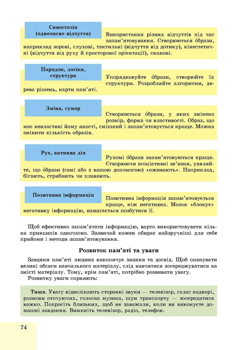 Сторінка 74 - Підручник Основи здоров'я 8 клас Бойченко 2021 - скачати онлайн