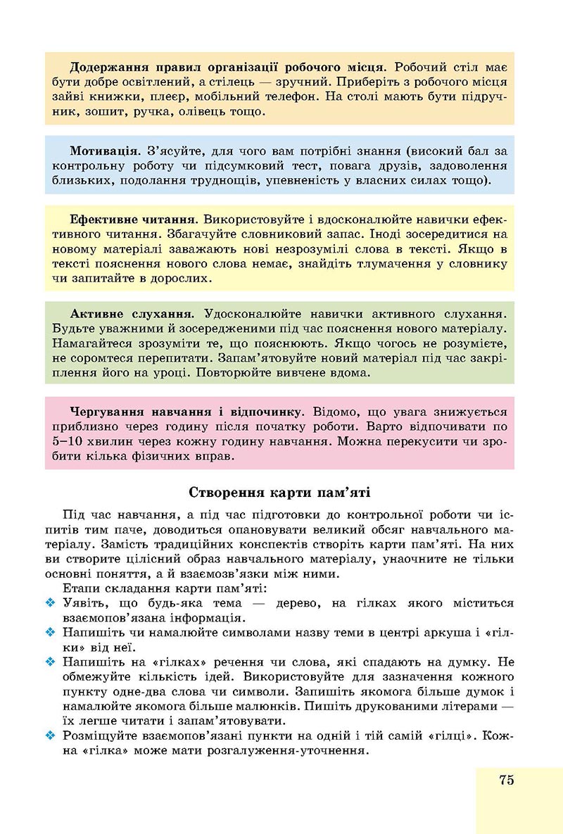 Сторінка 75 - Підручник Основи здоров'я 8 клас Бойченко 2021 - скачати онлайн