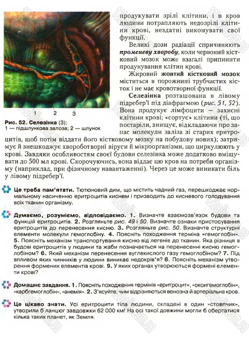 Сторінка 51 - Підручник Біологія 9 клас С.В. Страшко, Л.Г. Горяна, В.Г. Білик, С.А. Ігнатенко 2009