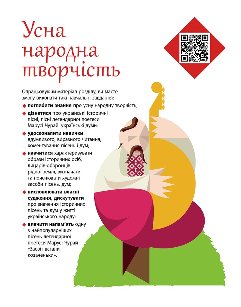 Сторінка 13 - Підручник Українська література 8 клас Борзенко 2021 - скачати онлайн