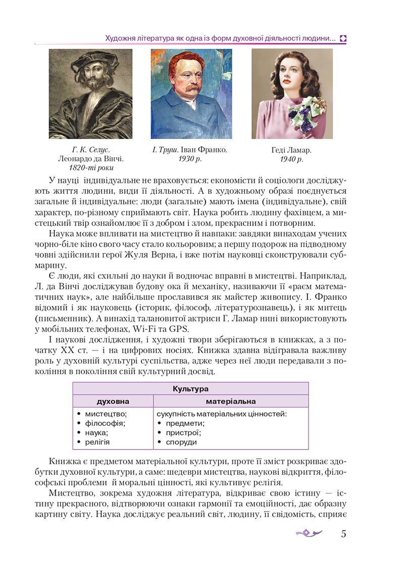 Сторінка 5 - Підручник Українська література 8 клас О.М. Авраменко 2021 - скачати онлайн