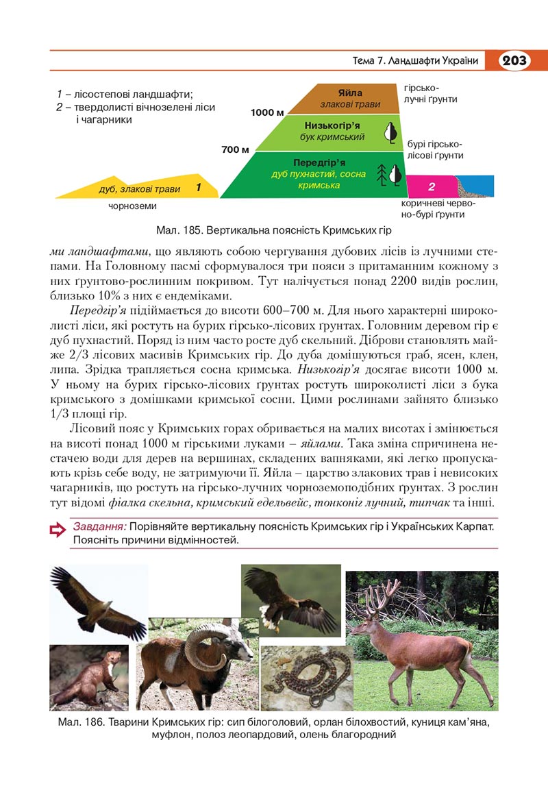 Сторінка 203 - Підручник Географія 8 клас Кобернік 2021 - скачати онлайн