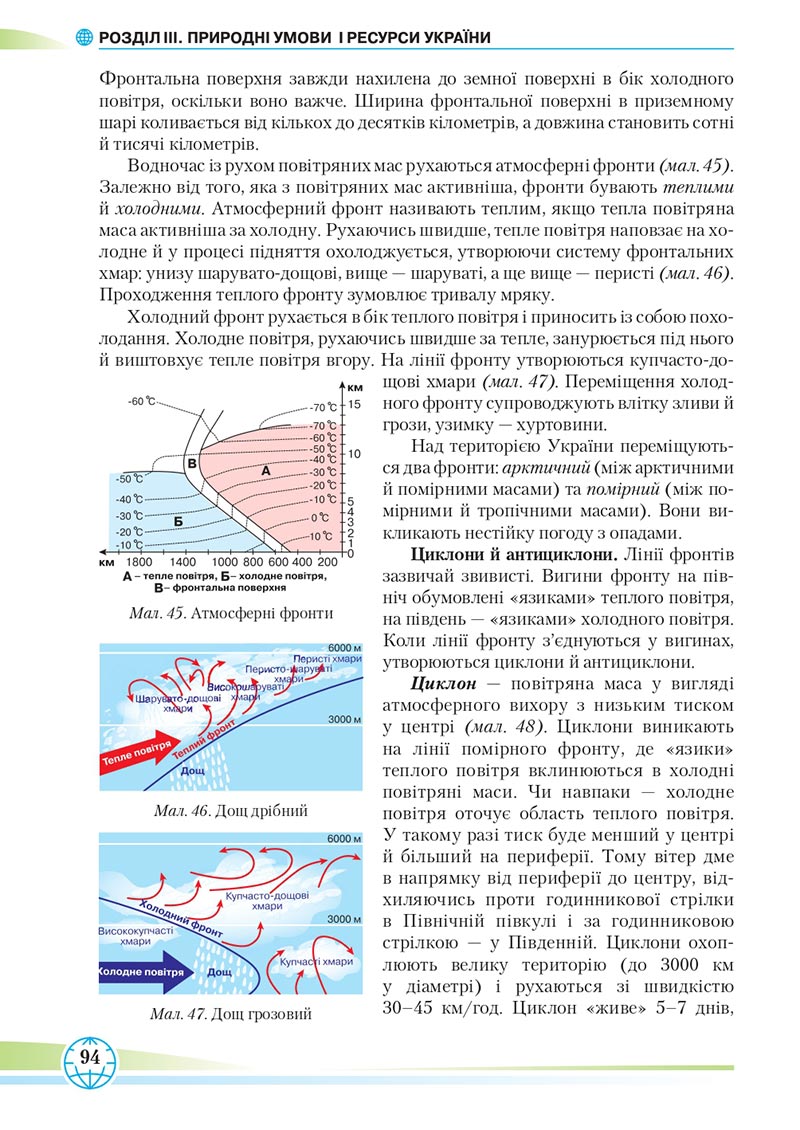Сторінка 94 - Підручник Географія 8 клас Гільберг 2021 - скачати онлайн