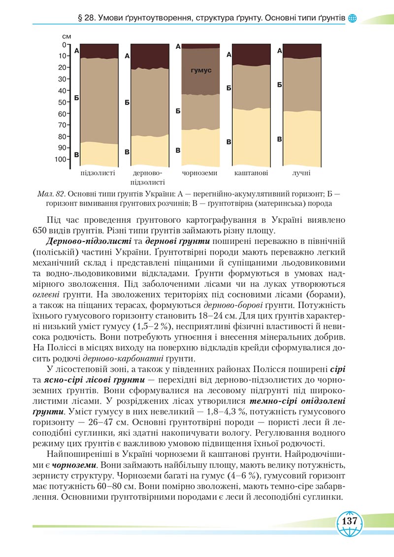 Сторінка 137 - Підручник Географія 8 клас Гільберг 2021 - скачати онлайн