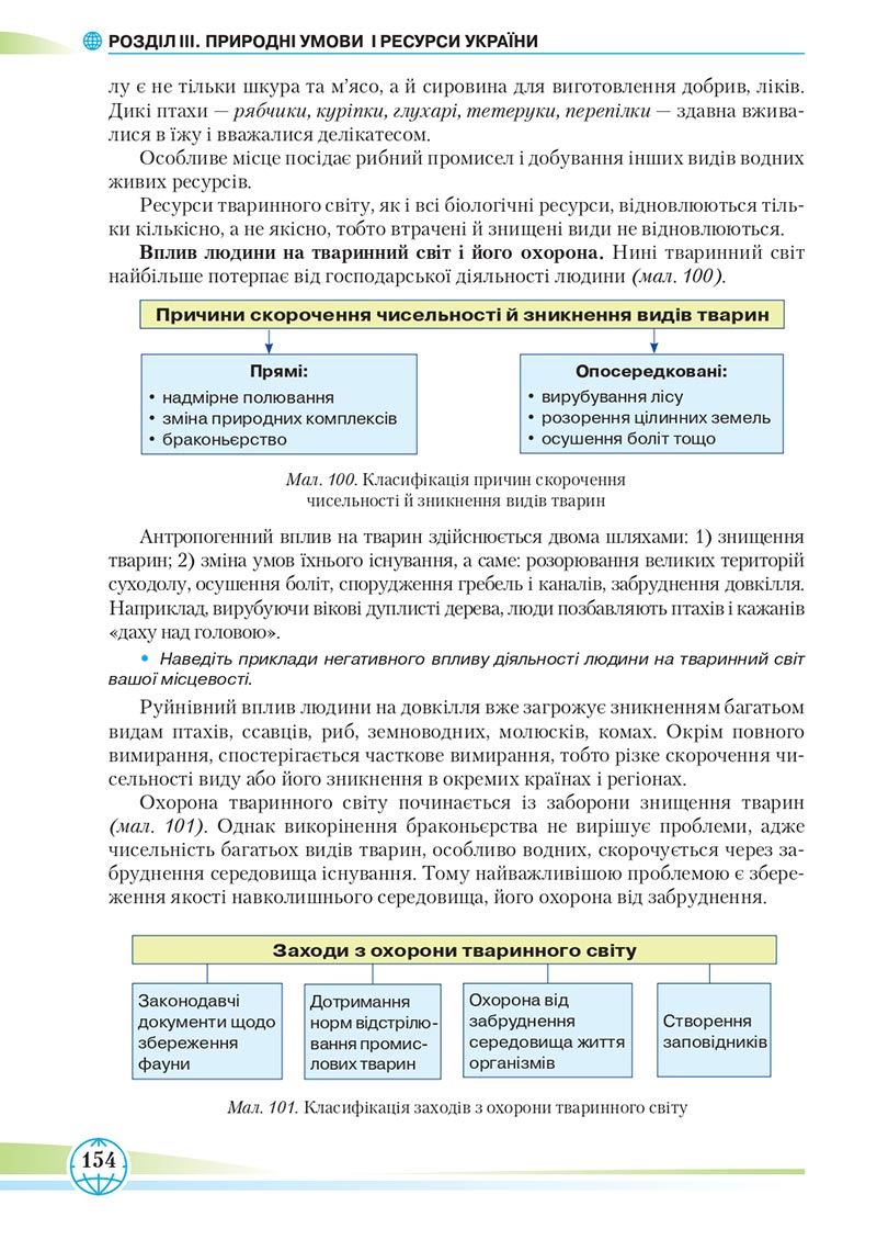 Сторінка 154 - Підручник Географія 8 клас Гільберг 2021 - скачати онлайн