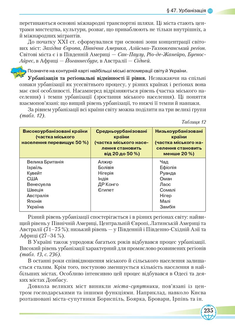 Сторінка 235 - Підручник Географія 8 клас Гільберг 2021 - скачати онлайн