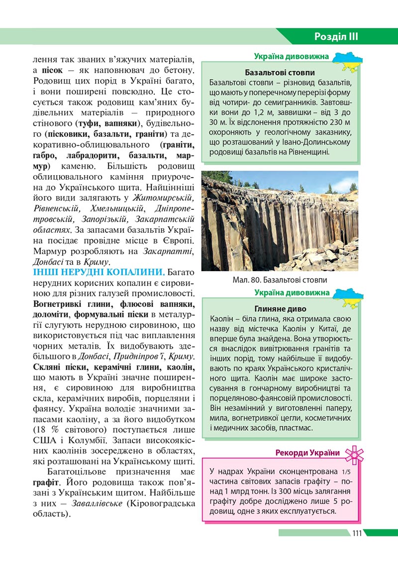 Сторінка 111 - Підручник Географія 8 клас Бойко 2021 - скачати онлайн