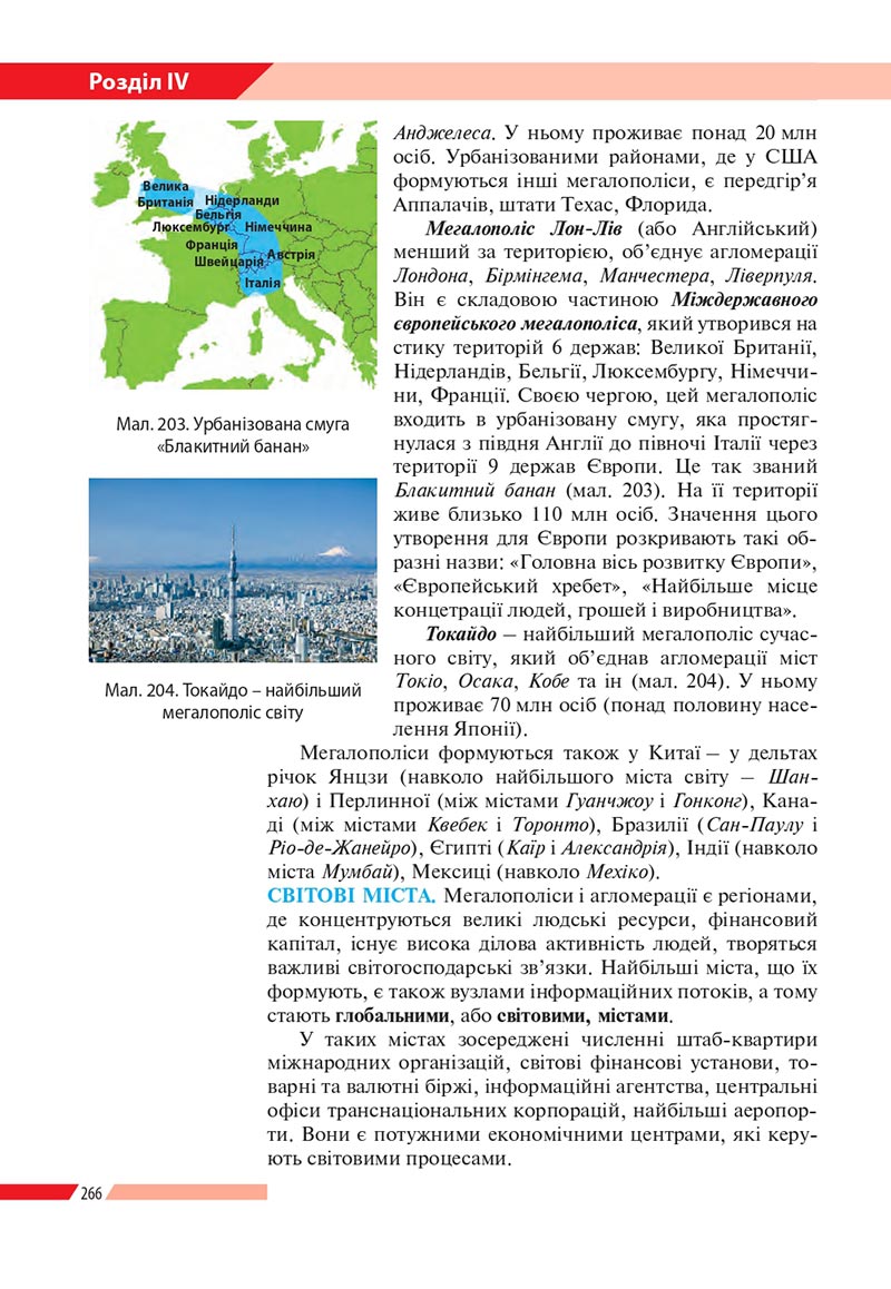 Сторінка 266 - Підручник Географія 8 клас Бойко 2021 - скачати онлайн