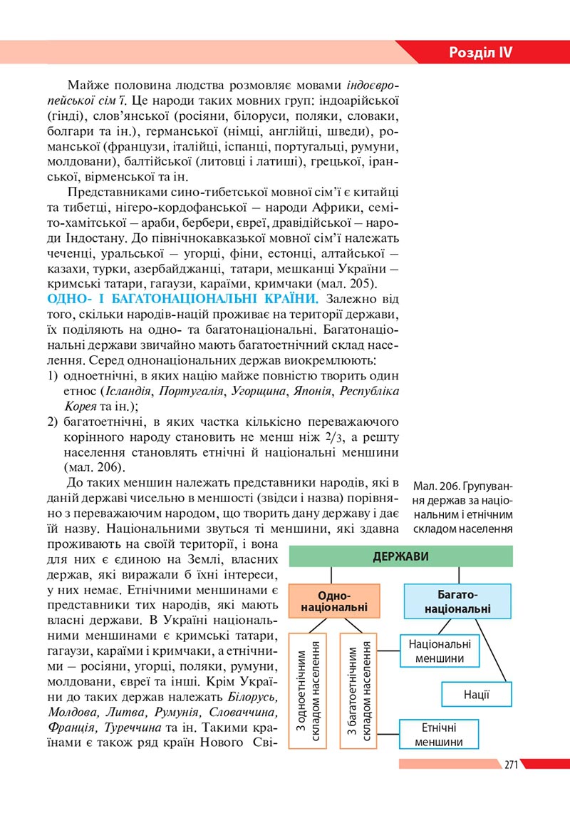 Сторінка 271 - Підручник Географія 8 клас Бойко 2021 - скачати онлайн