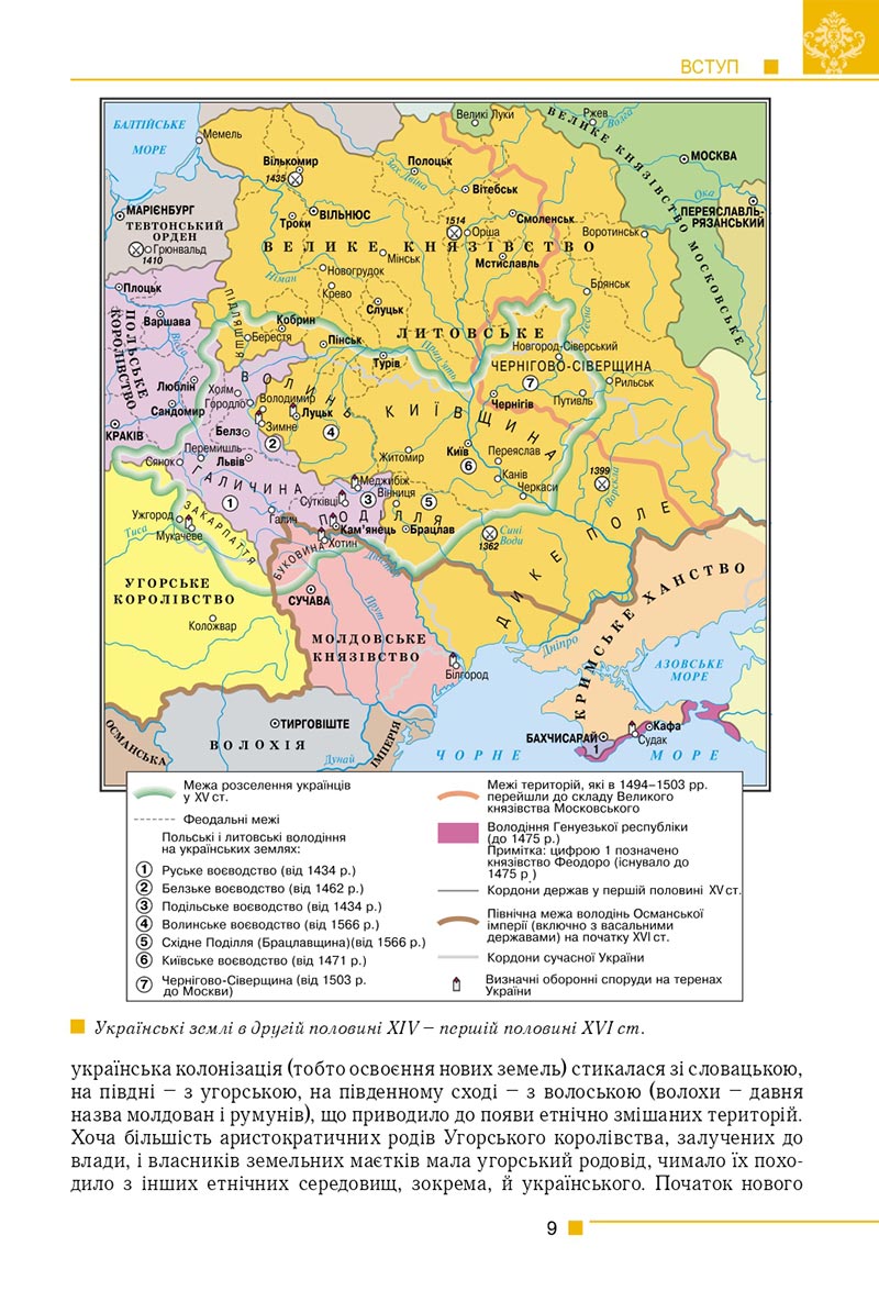 Сторінка 9 - Підручник Історія України 8 клас Мудрий 2021 - скачати онлайн