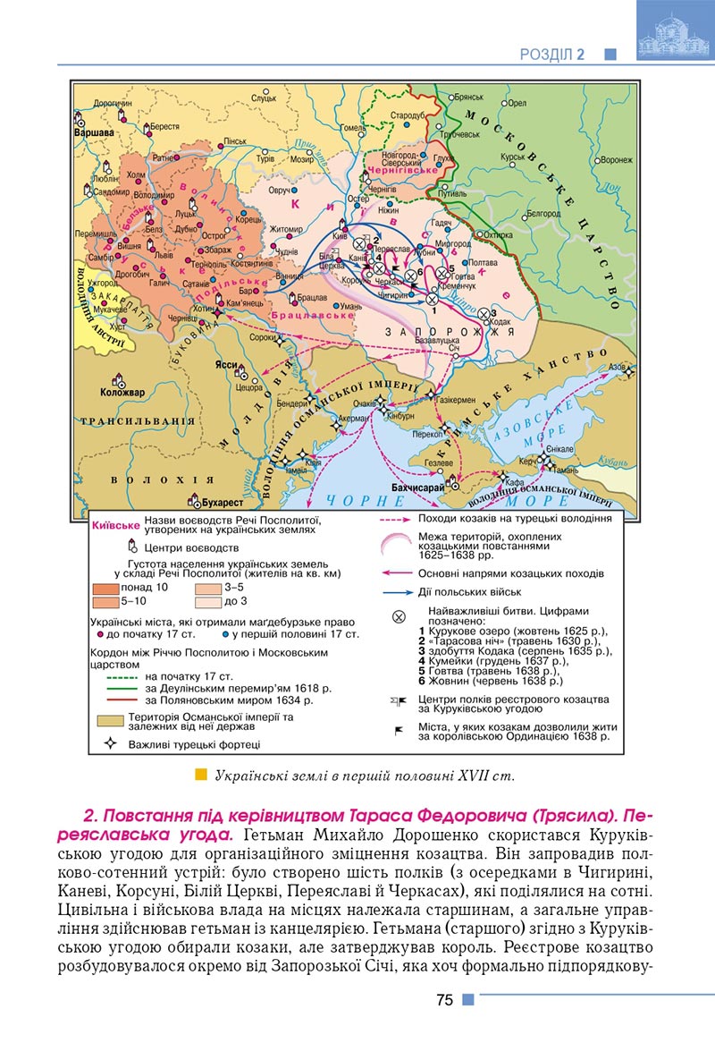 Сторінка 75 - Підручник Історія України 8 клас Мудрий 2021 - скачати онлайн