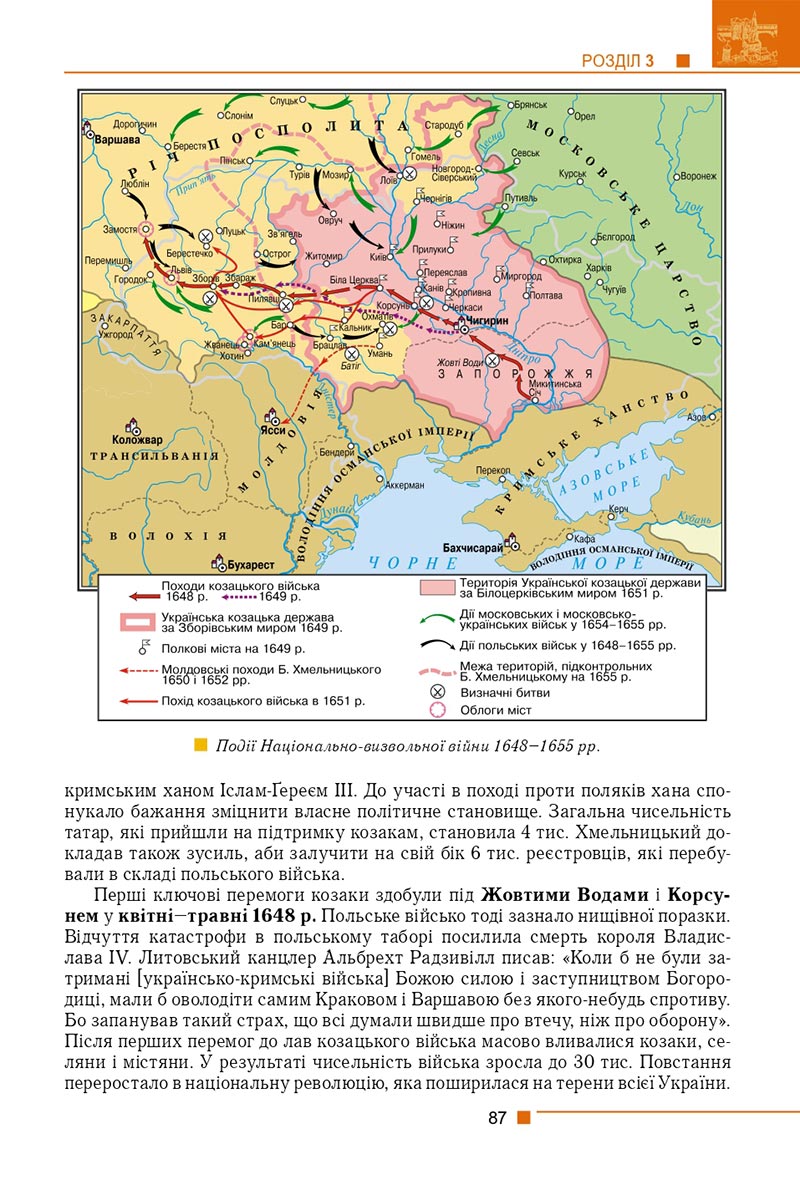 Сторінка 87 - Підручник Історія України 8 клас Мудрий 2021 - скачати онлайн