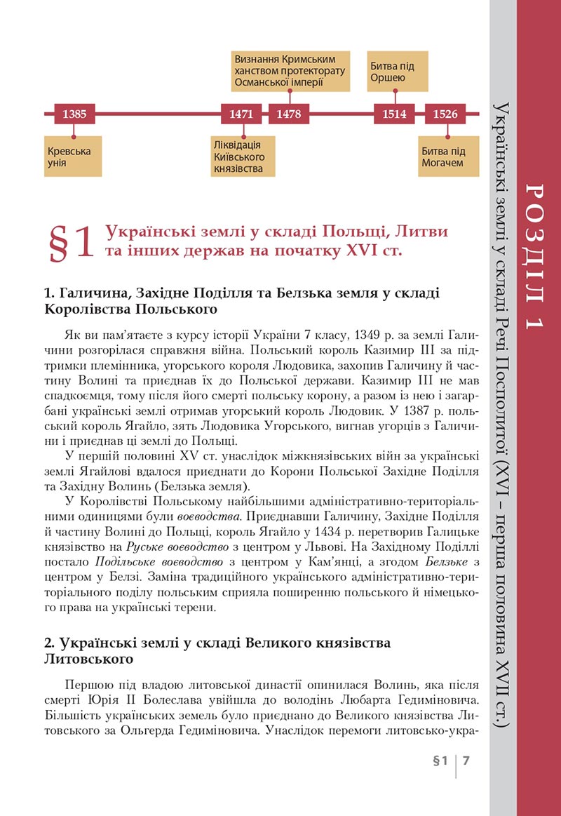 Сторінка 7 - Підручник Історія України 8 клас Власов 2021 - скачати онлайн